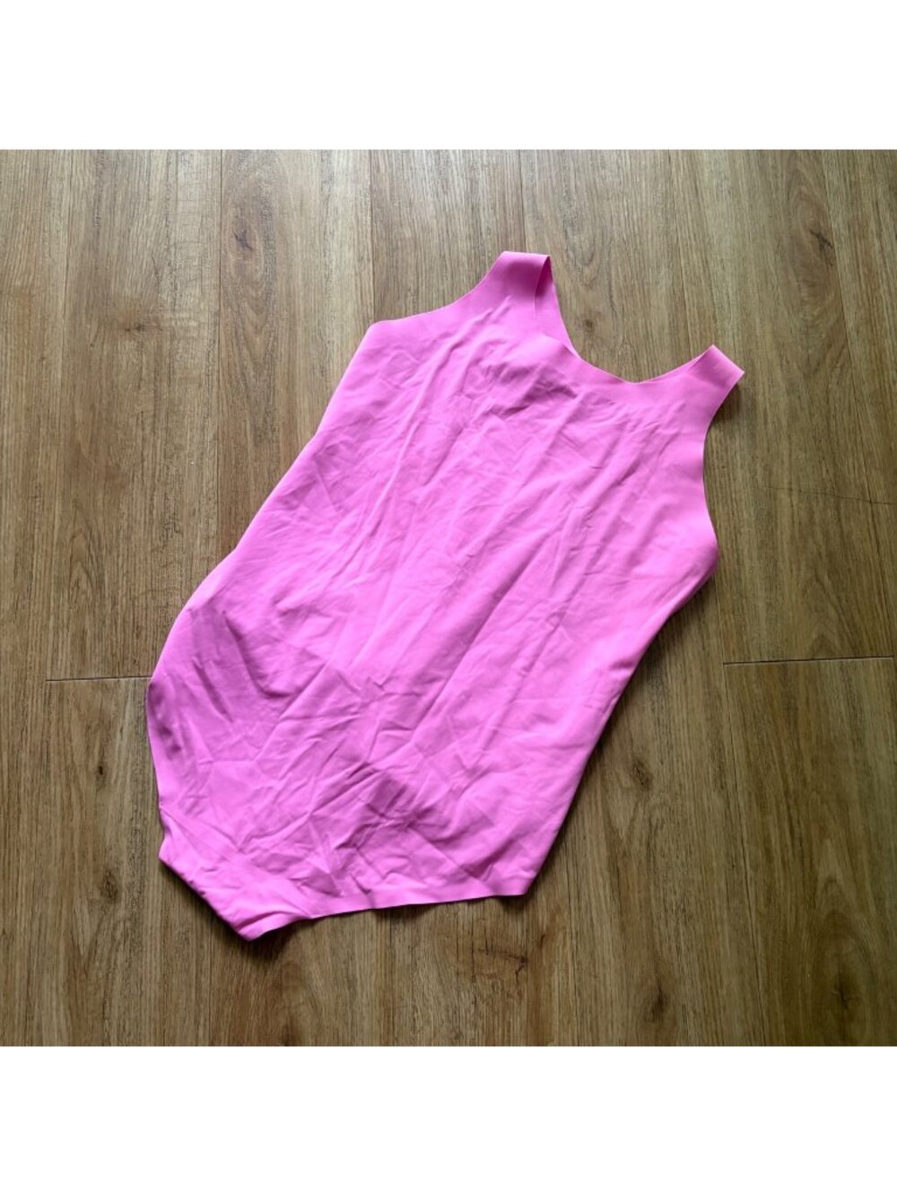 Smoothez By Aerie Sleeveless Fitted Bodysuit Hot Pink Women’s Size XXL